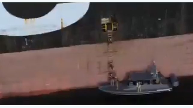 IRGC storming containership