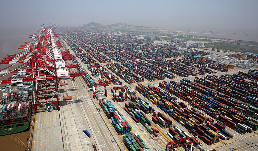 Shanghai container port