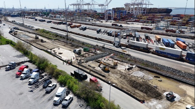 grain terminal construction Baltimore